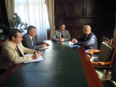 3 September 2012 National Assembly Speaker MA Nebojsa Stefanovic receives OSCE Mission representative in Kosovo-Metohija in Belgrade Alvaro Balasteros